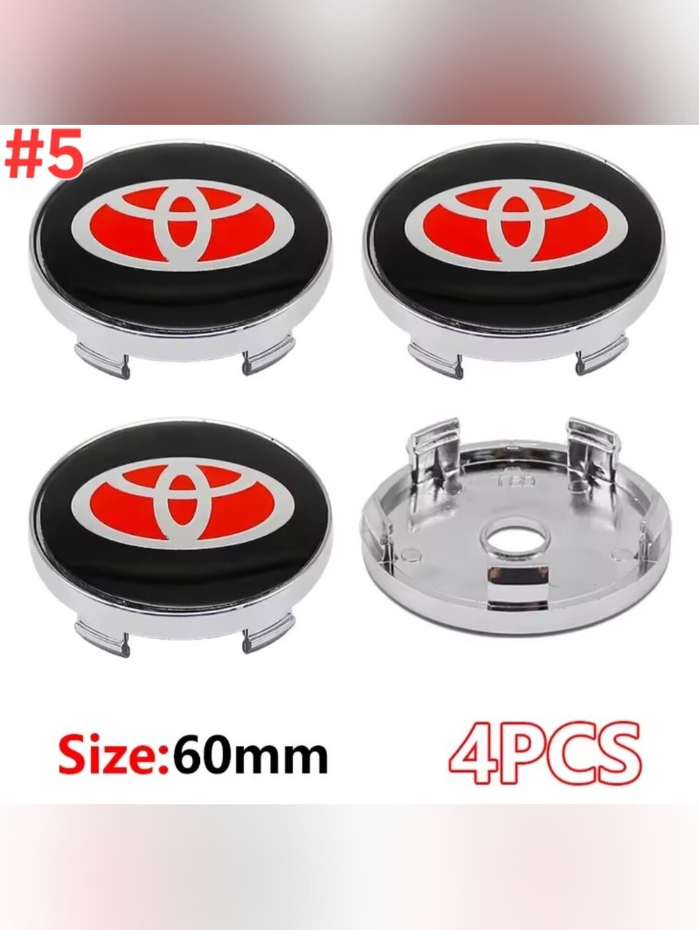 4 60mm Toyota Wheel Rim Center Caps Set See All Colors